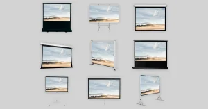 Types of projector screens